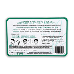 Detox Aromatherapy Sheet Mask, Jasmine Peppermint